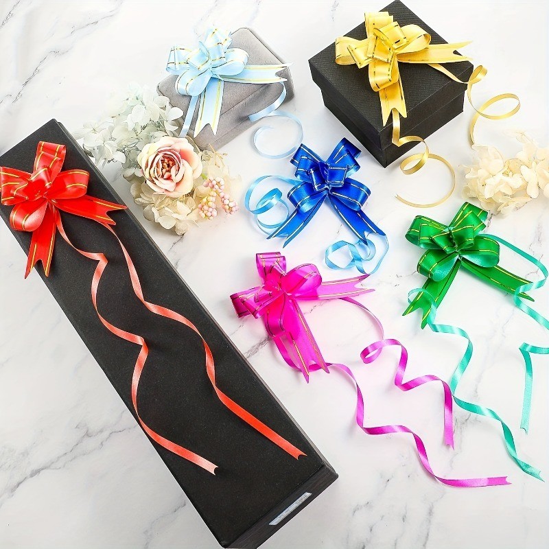 60/40/10PCS Colorful Gift Packaging Bow Party Birthday Mother’s Day Halloween