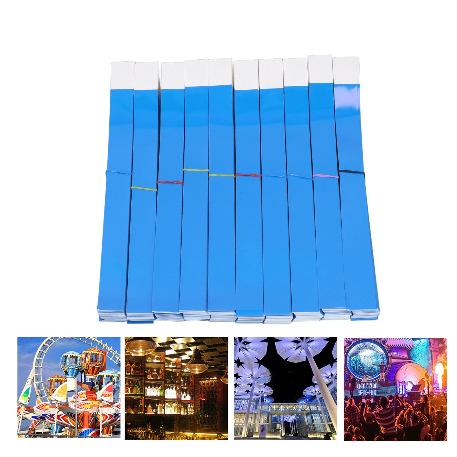1000pcs Waterproof Disposable Wristbands Adjustable For Events Easy To Use
