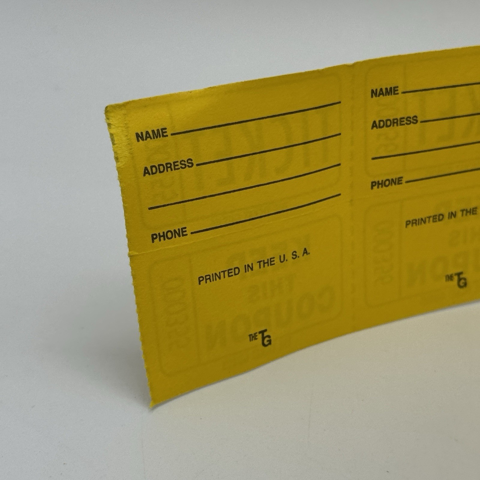 Double Roll Ticket Bundle 3 Rolls Blue Yellow & Green Amscan & The Ticket Gurus