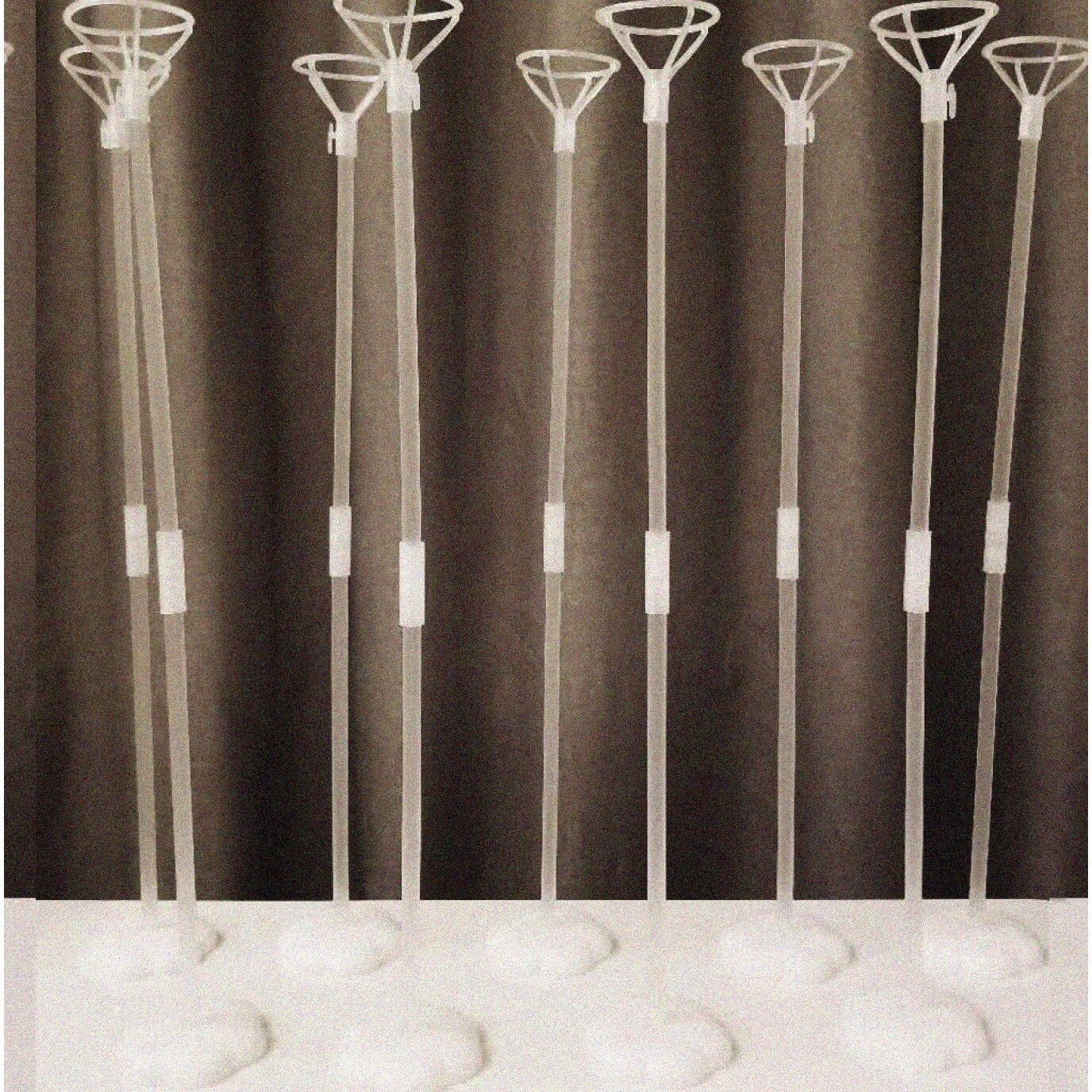 10-piece LED Balloon Holders for Tabletop Use