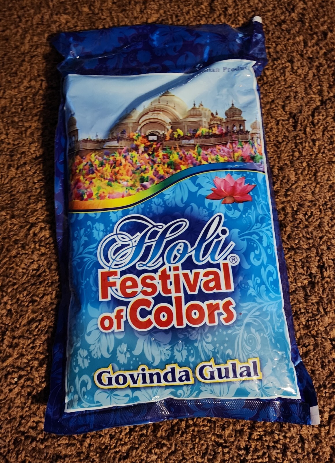 Holi Festival of Colors BLUE Gender Reveal Colored Powder 2.25lbs Color Run War