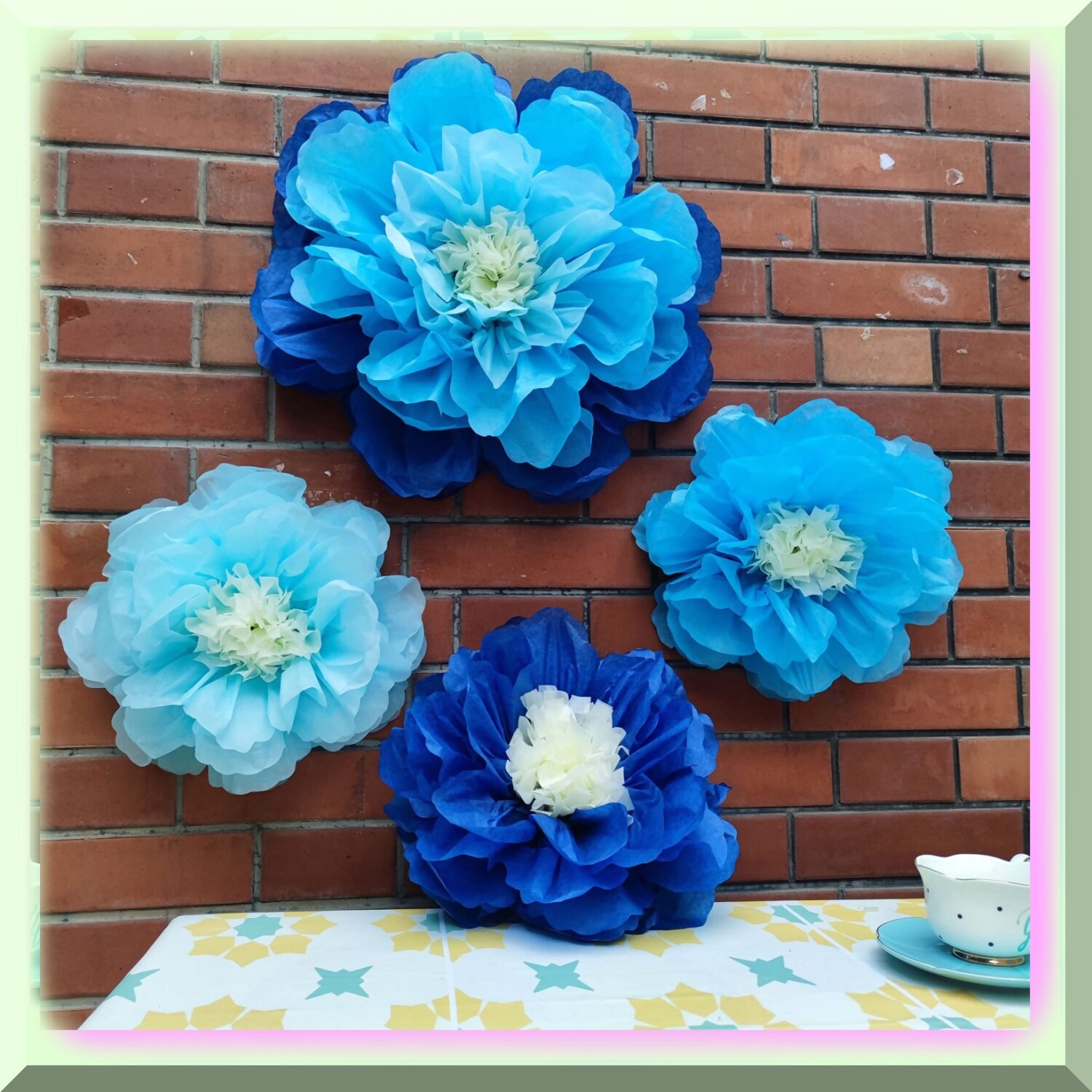 Vibrant Tissue Paper Flowers for DIY Party Decor