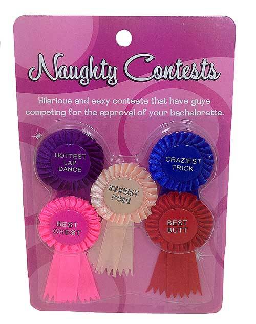 Bachelorette Party Award Ribbons Girls Night Out Naughty Contest Favors