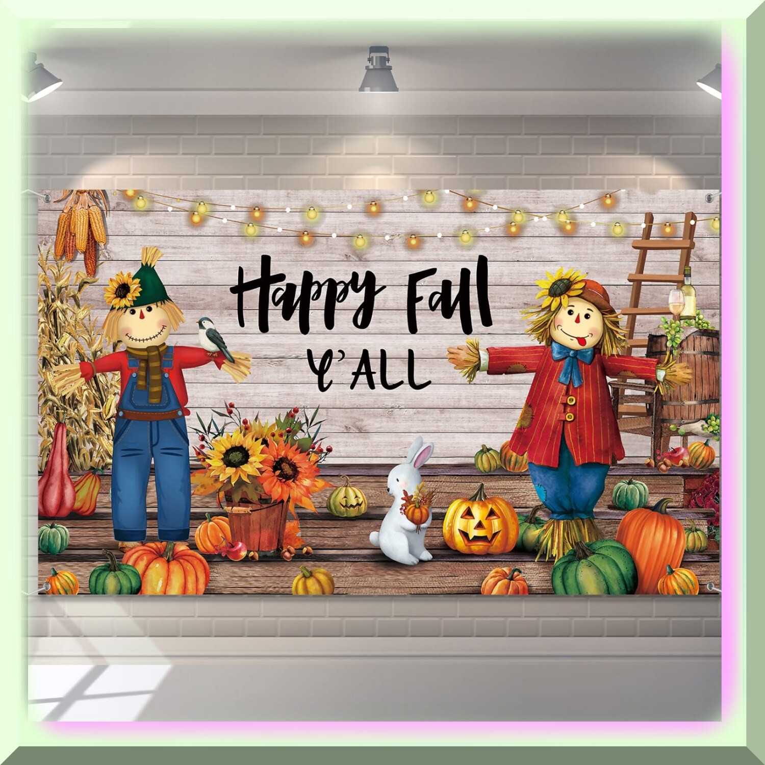 Fall Harvest Outdoor Banner for Parties