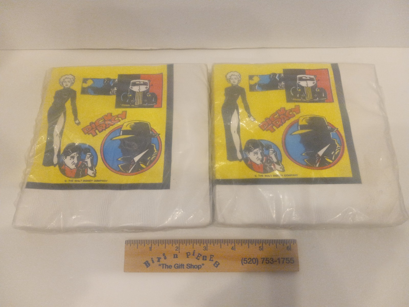 Vintage DICK TRACY Party Napkins