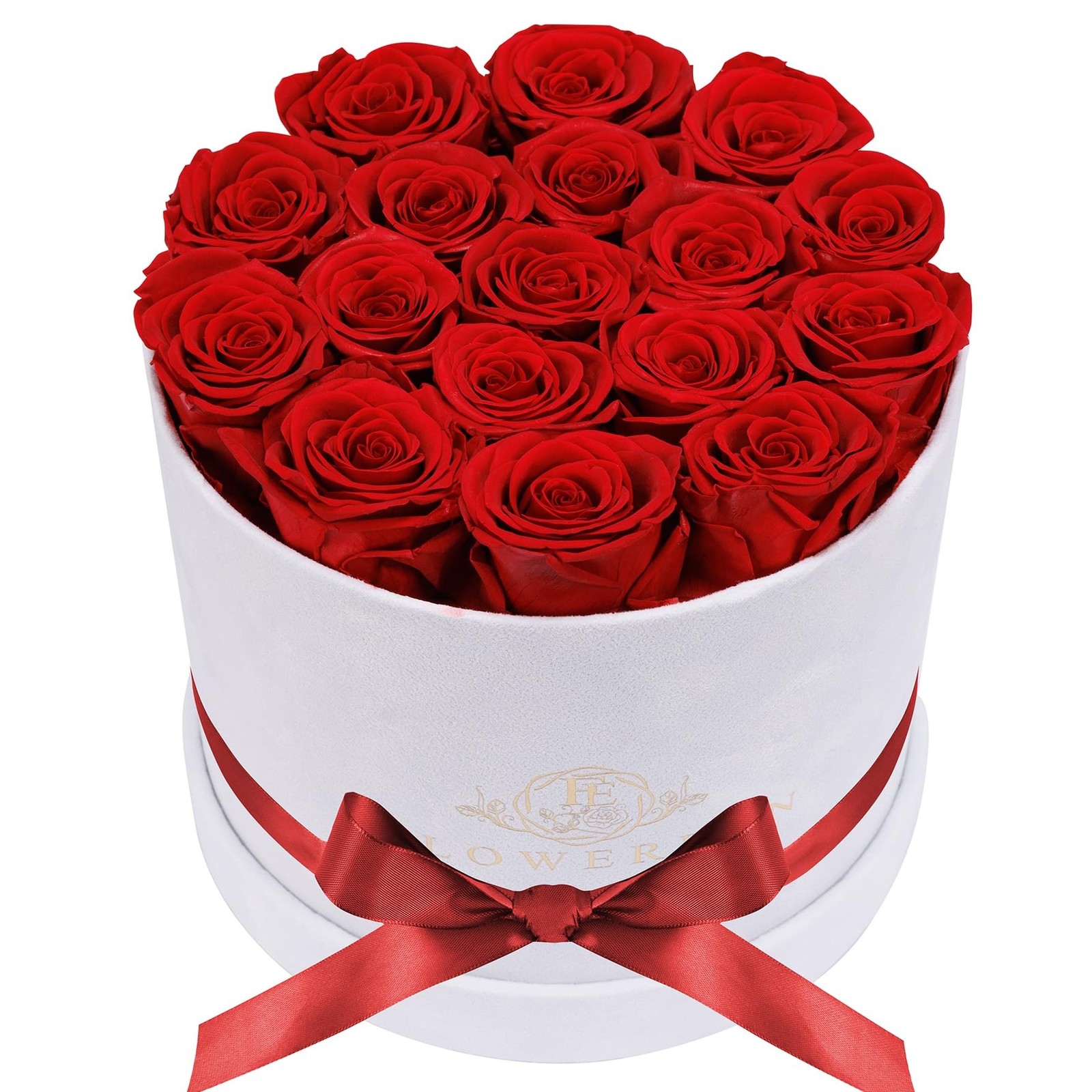 17 Flowers in a Luxury Suede Box, Birthday Gifts for Women, Preserved Flowers…