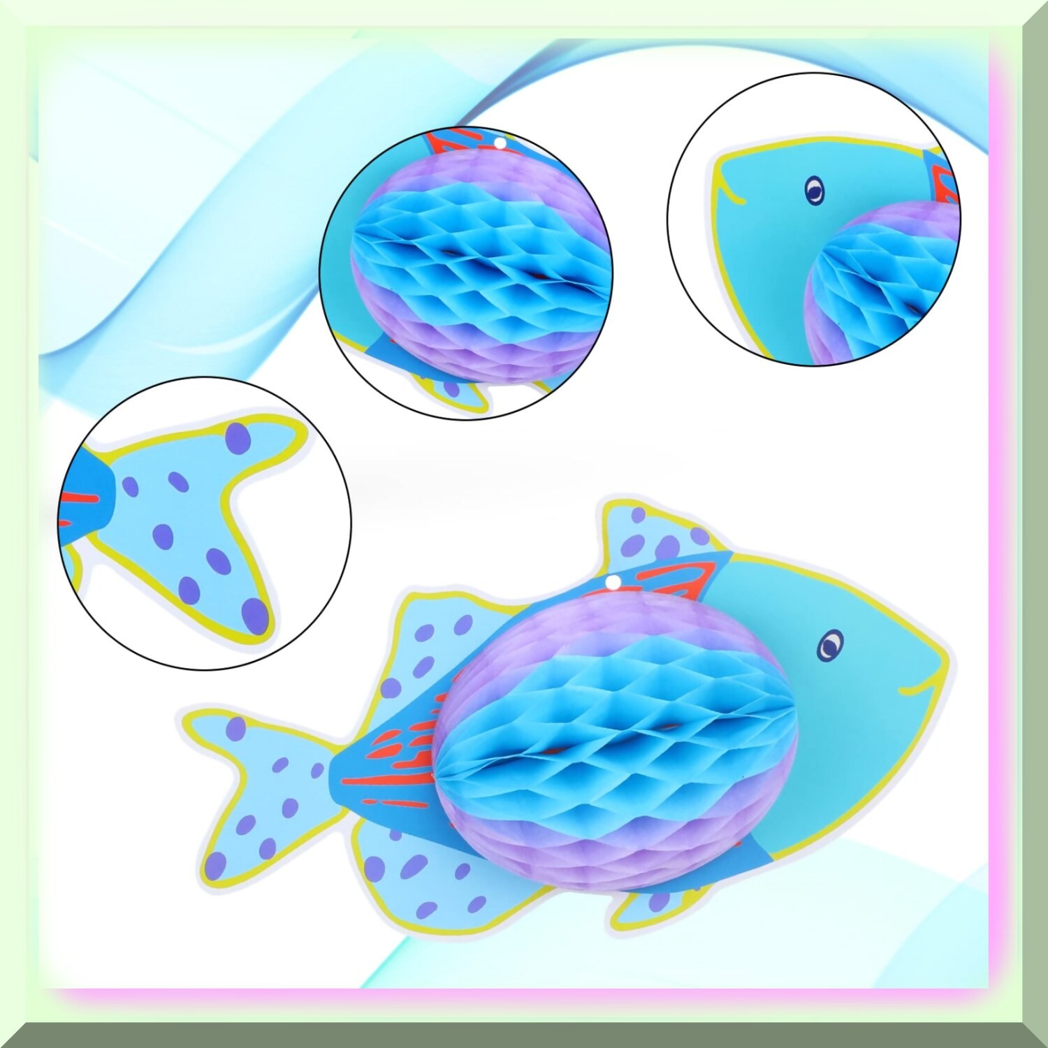 Tropical Fish Tissue Decorations for Underwater Scene