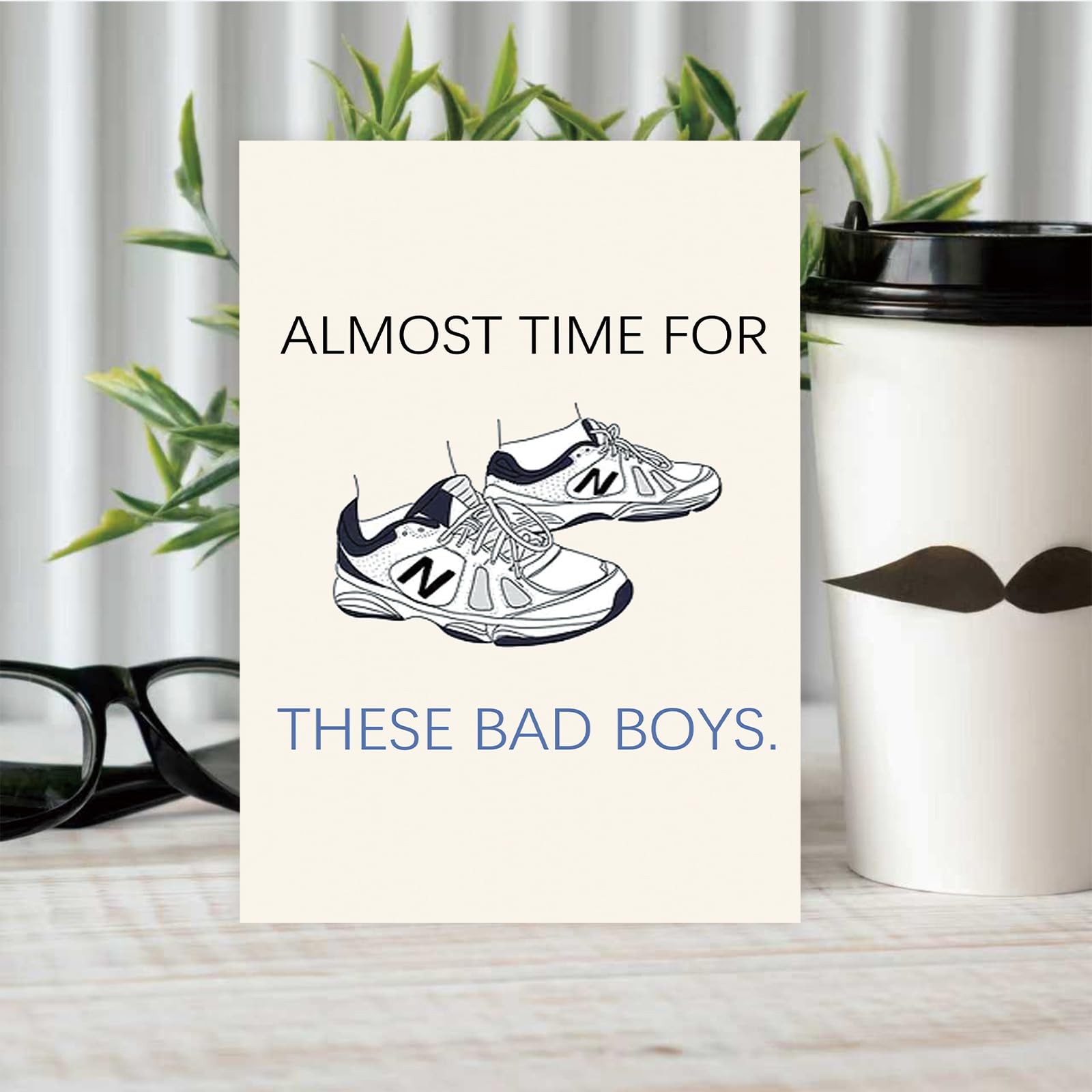 Zyulin Funny Father’s Day Card for Husband, New Dad 8 x 5.3 inches, ZY394