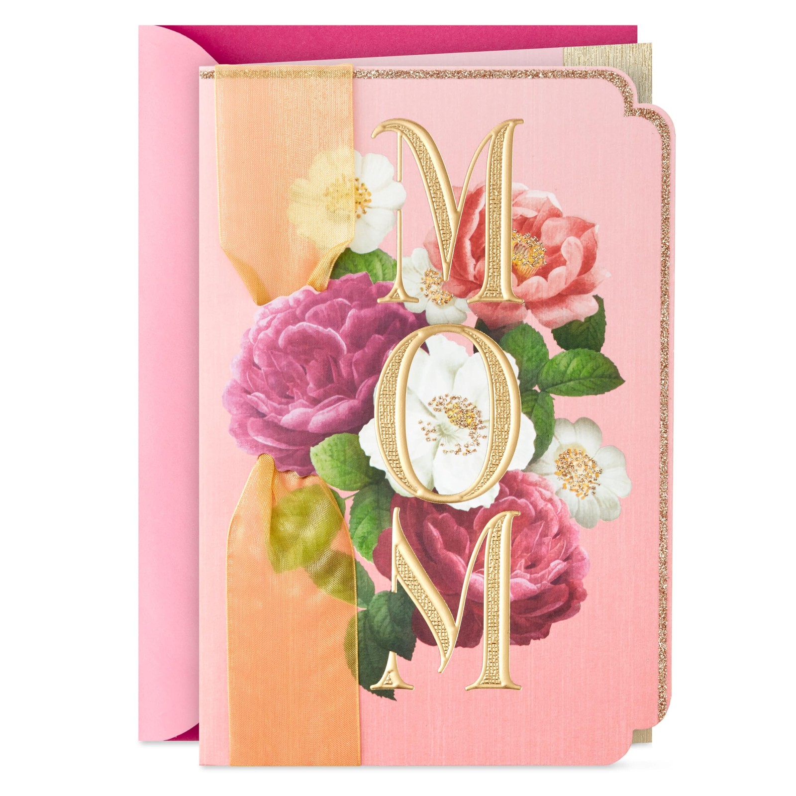 Hallmark Mothers Day Card for Mom 1 Count (Pack of 1), Love and Happiness