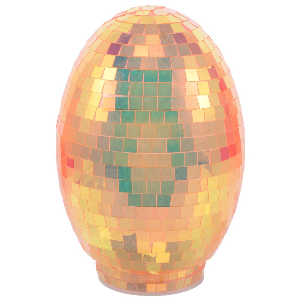 Disco Egg for Party: Table Decor Mirror Retro Disco Ball – Egg Shape Reflective