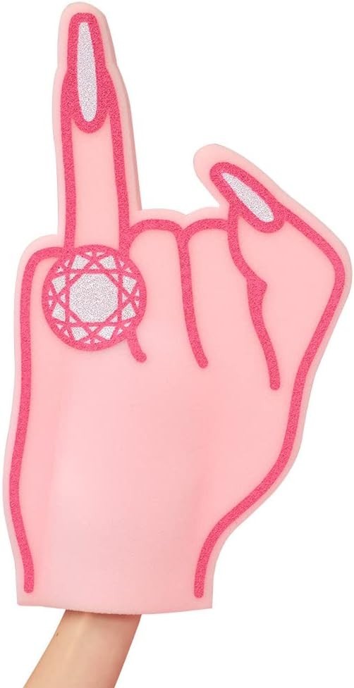 Bachelorette Party Gift Decoration XL 18″ Engaged Foam Ring Finger | Bride To…