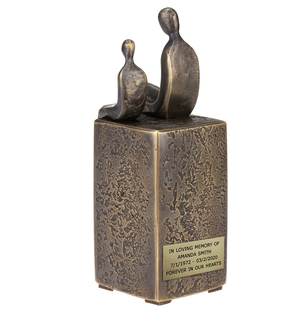 Keepsake Urn made of solid brass Handmade Art urn Infant & Child Sculpture urn