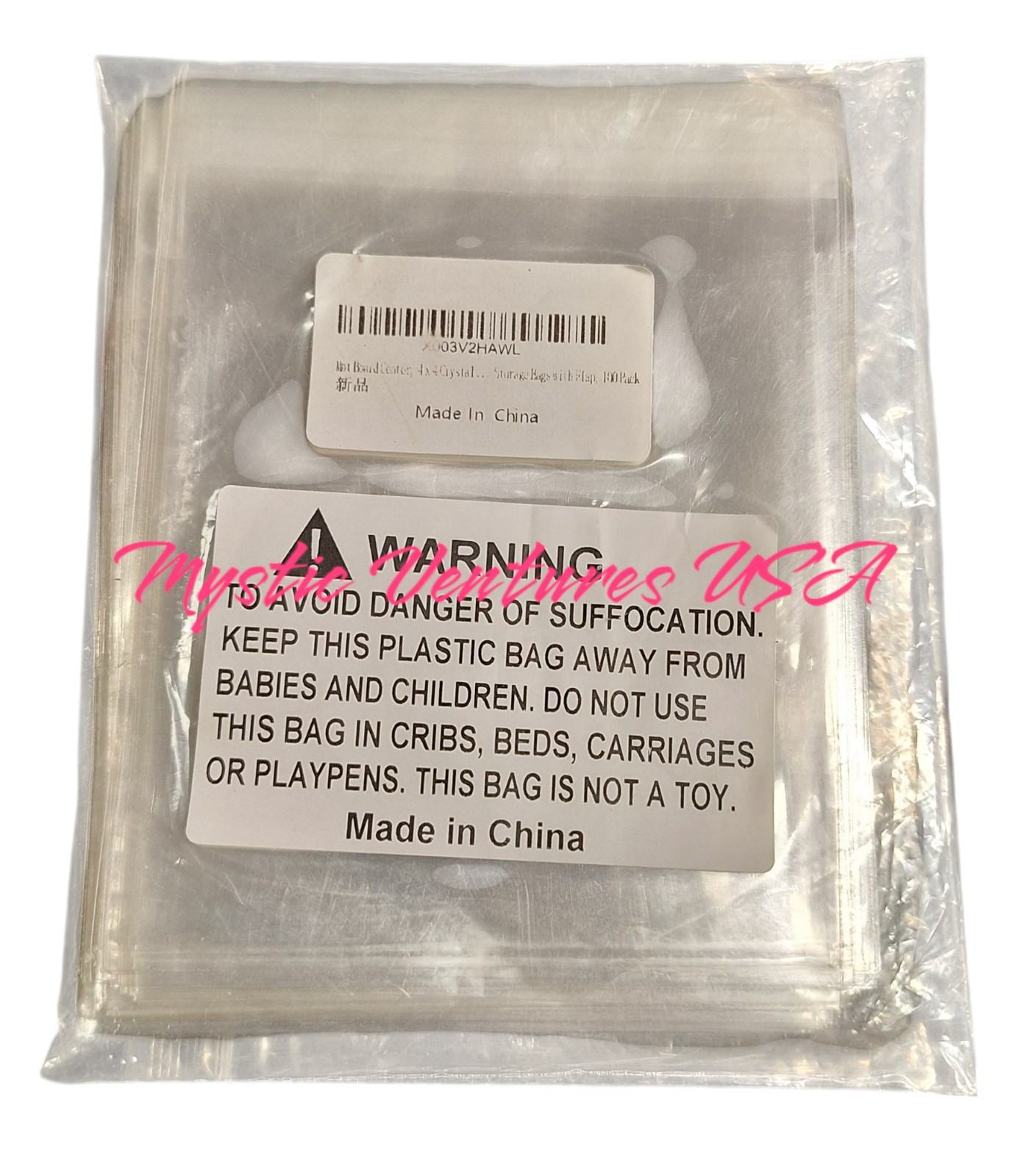 4″x4″ 100 Pcs Clear Cellophane Resealable CELLO Opp Party Candy GIFT Treat Bags