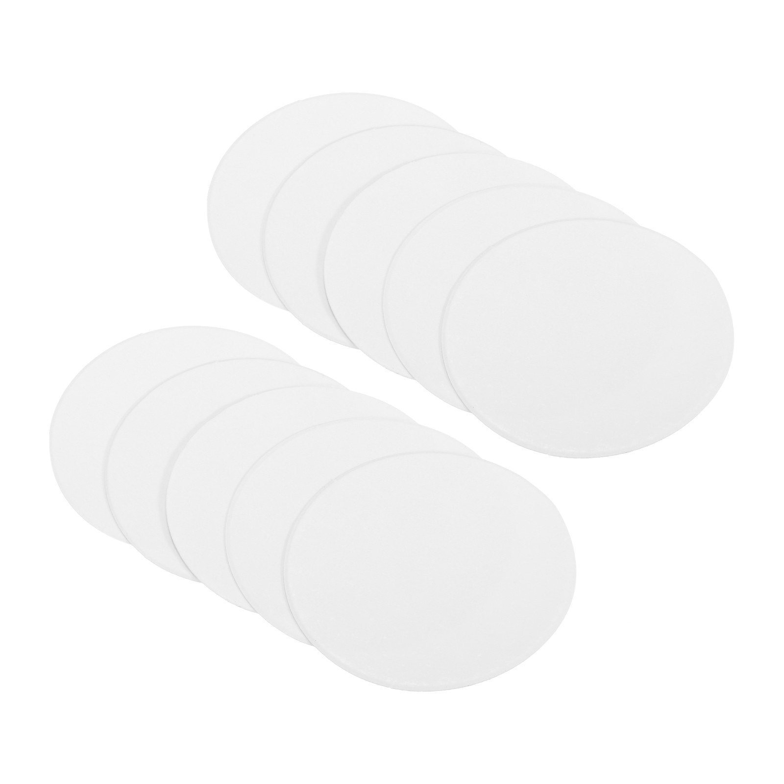 2-inch Round Cardboard Paper 50Pcs, Blank Circles for DIY Craft Arts White