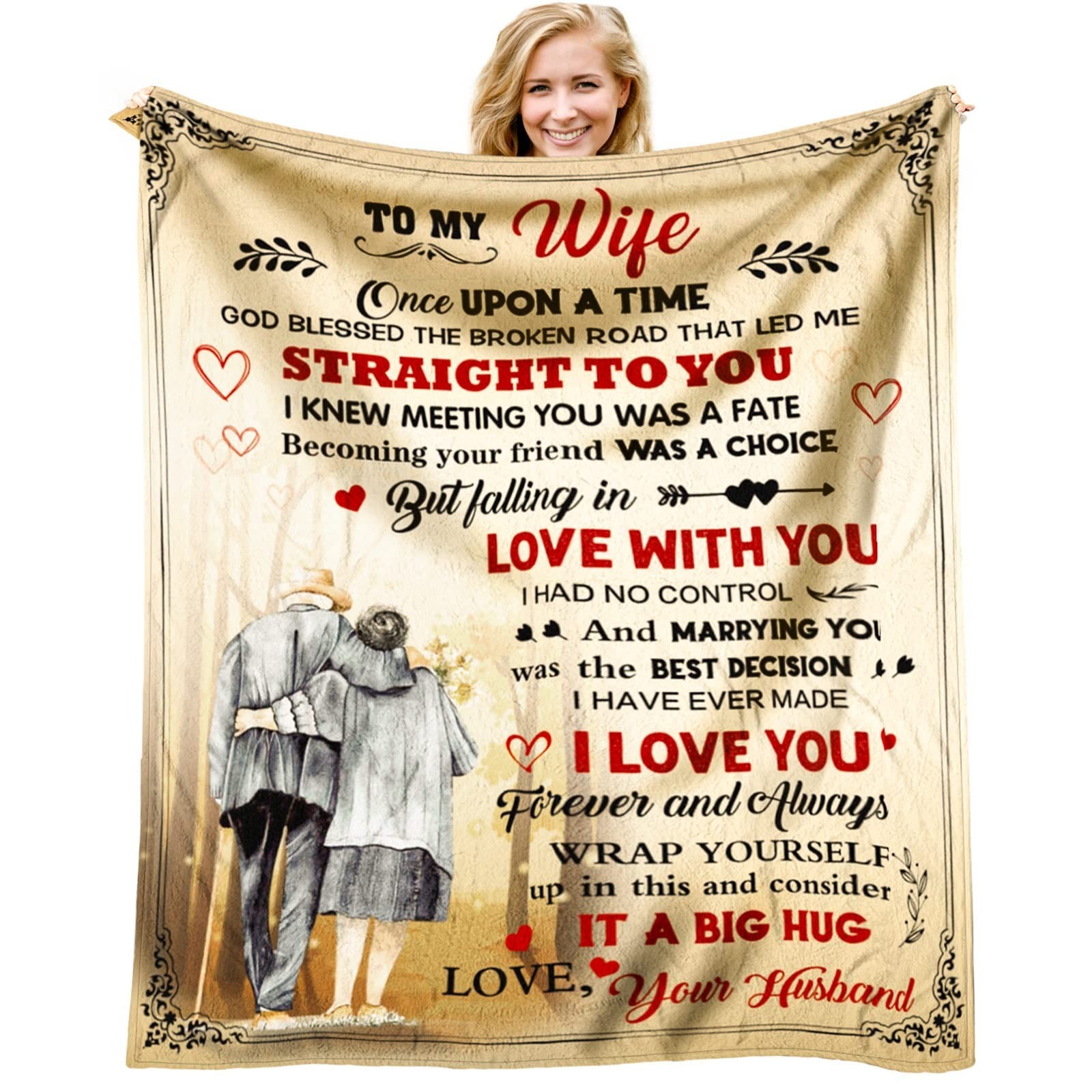 Wife Gifts from Husband – Wedding Anniversary Romantic Gift for Her Women – I…
