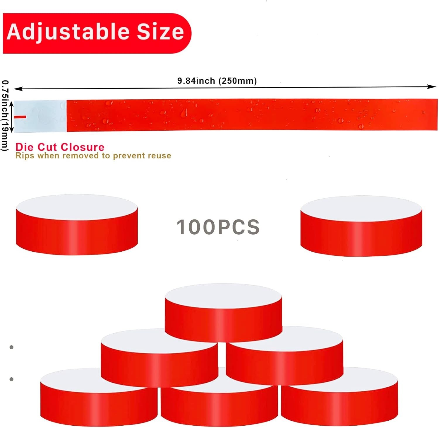 Paper Wristbands for Events, Party Wristbands for Events, Event Bracelets is …