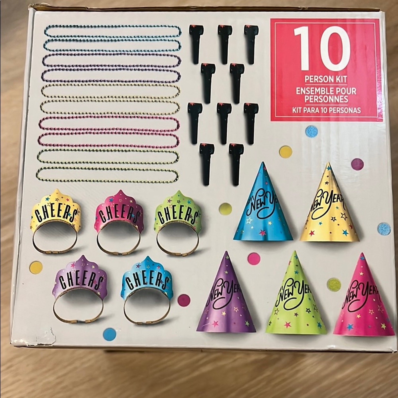 NWT Amscan New Years Party Kit 10 Person