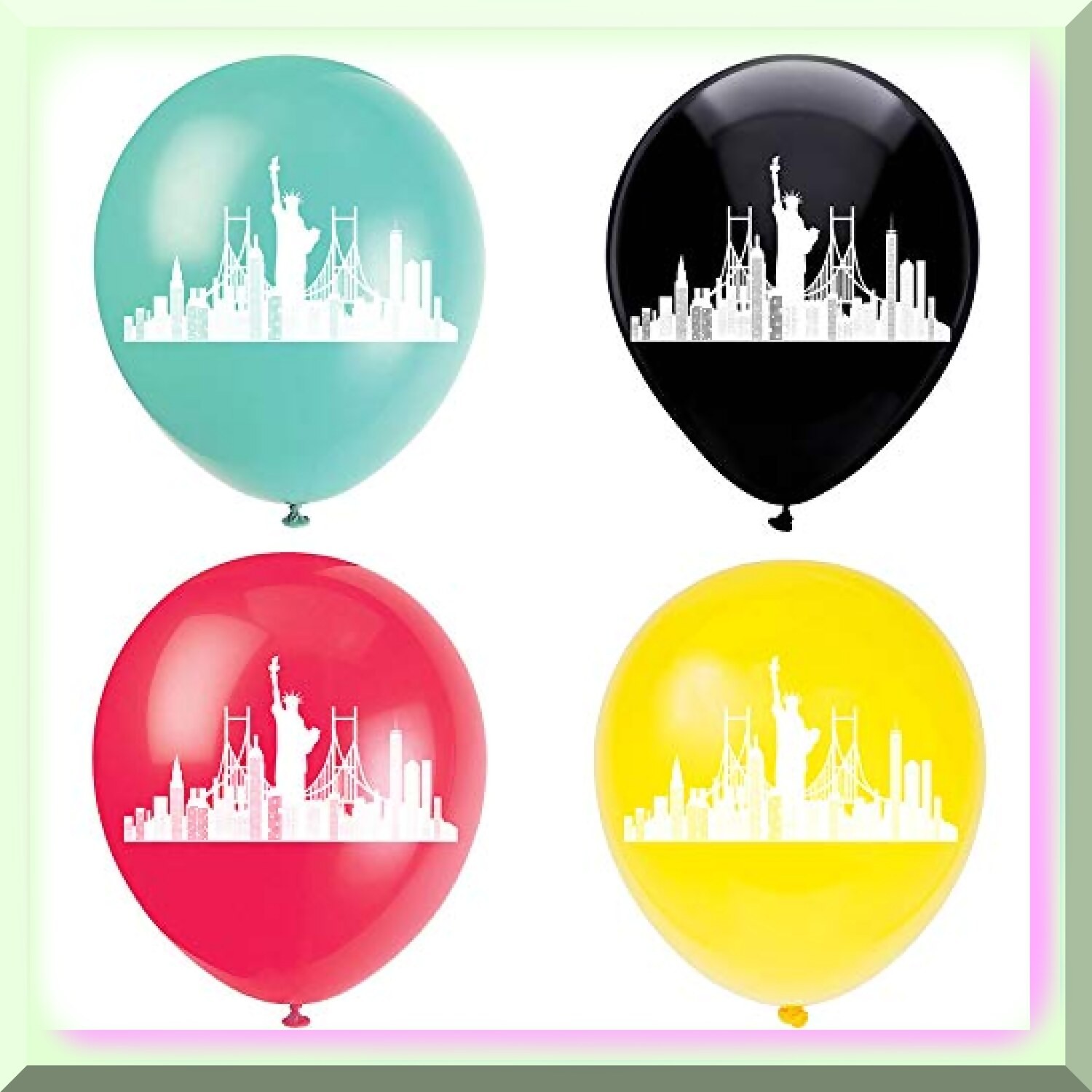 12-inch Latex Balloons Celebration Pack 16 Pieces