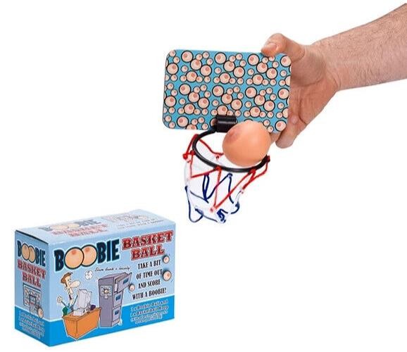 Boobie Basketball Game – Funny GaG Joke Novelty Gift for Men – Holiday Stocking