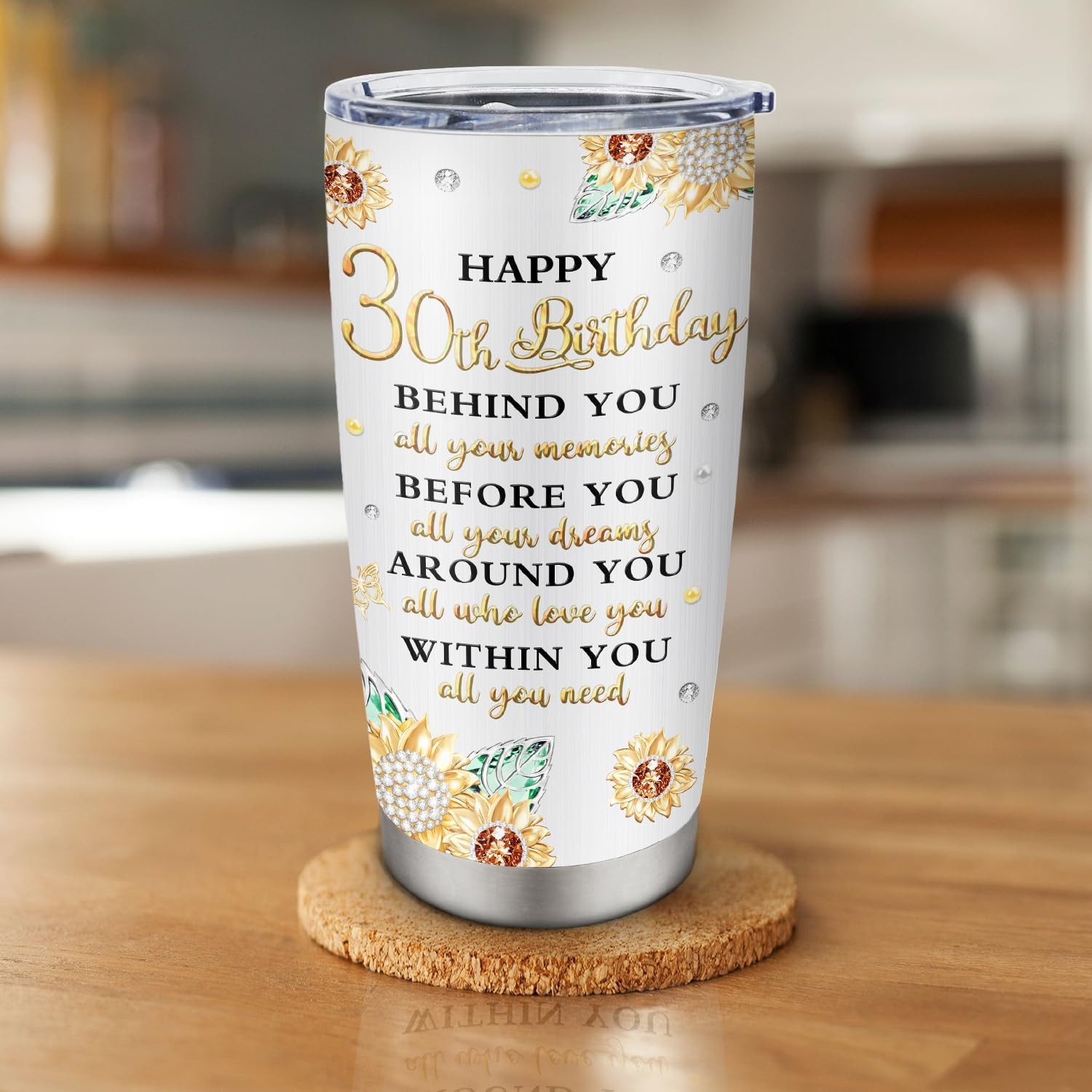 30th Birthday Gifts for Her Women Tumbler 20oz, Gifts for 30 Year Old Women/G…