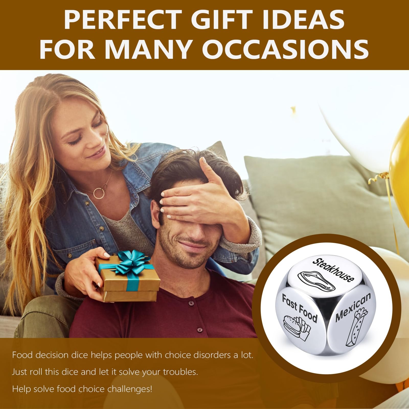 Stocking Stuffers for Adults Men Women White Elephant Gifts Couples 19mm