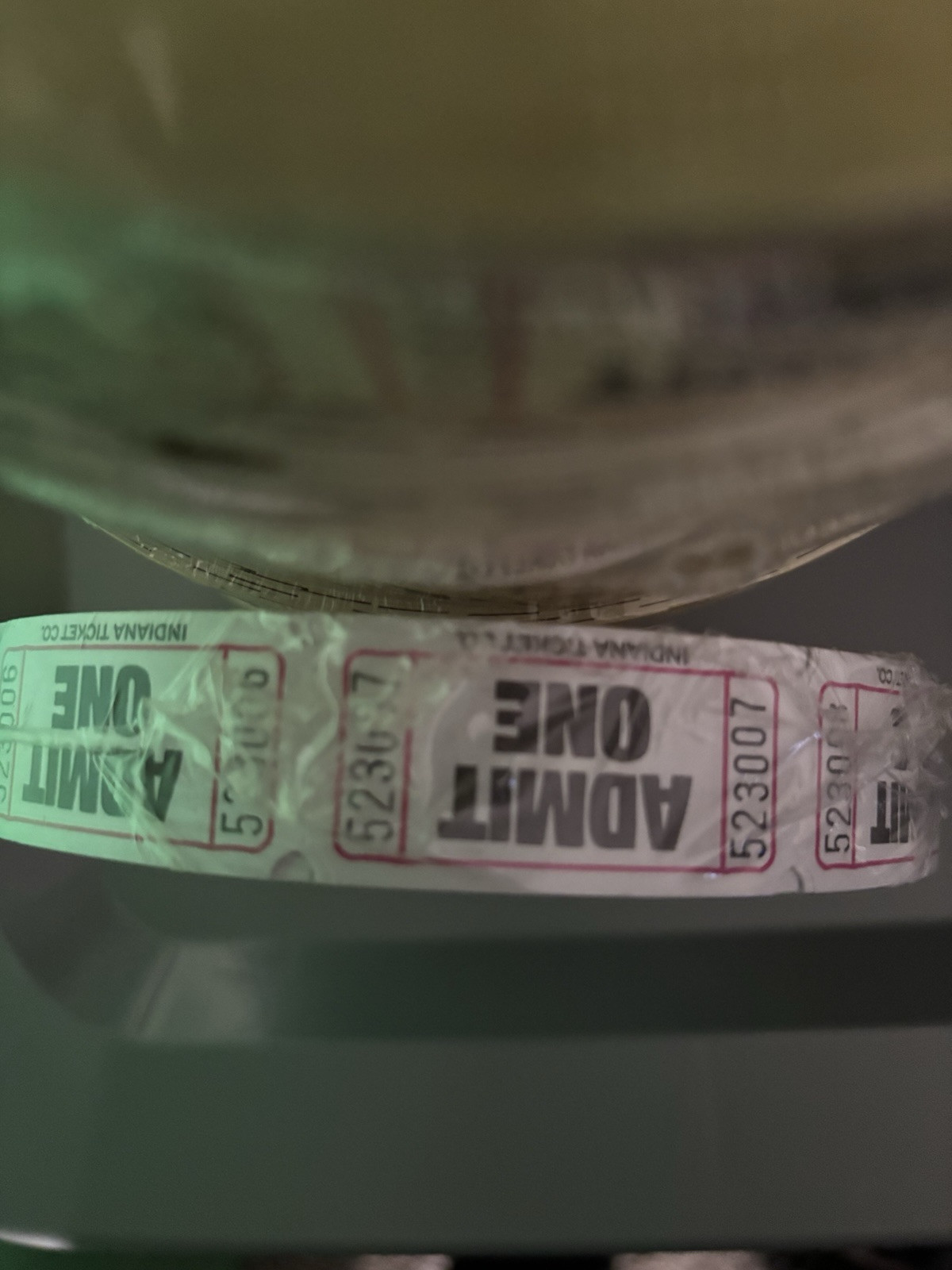 Admit One Raffle Tickets 1 Roll of 2000 Single Stub for a Carnival Fun Fair