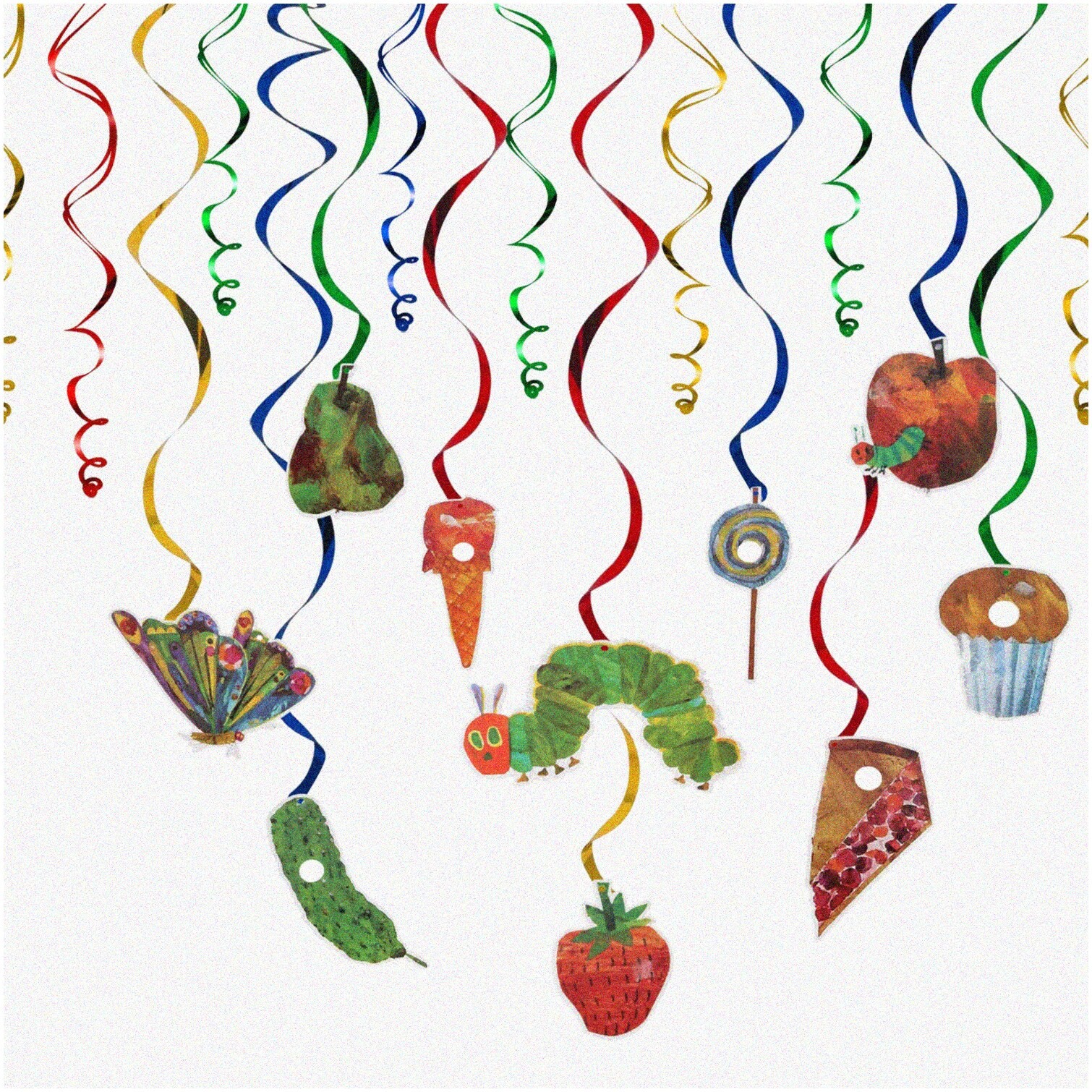 20-Piece Colorful Butterfly Streamer Party Decor