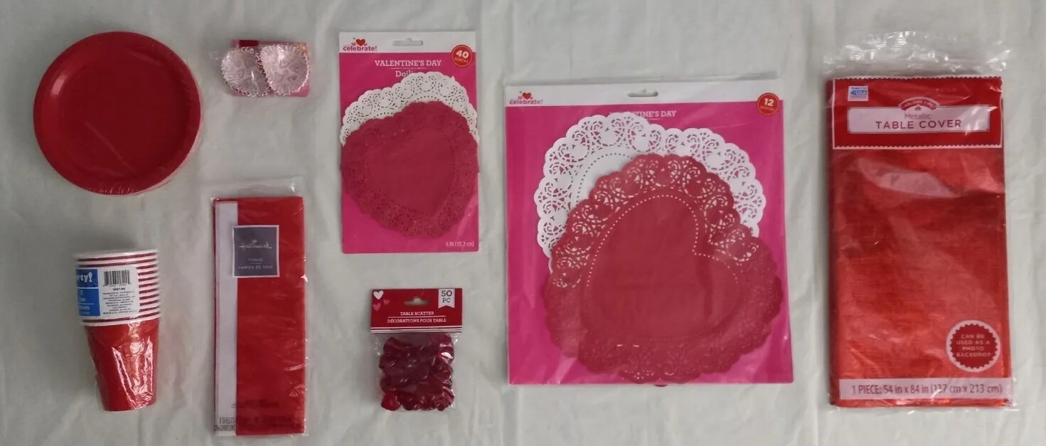 Valentine’s Day Table Decoration. New