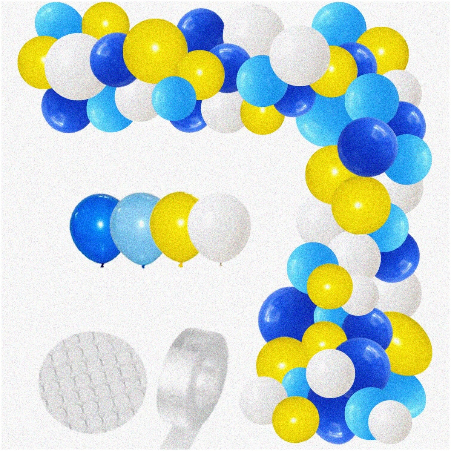 132-Piece Colorful Balloon Garland Kit for Celebrations