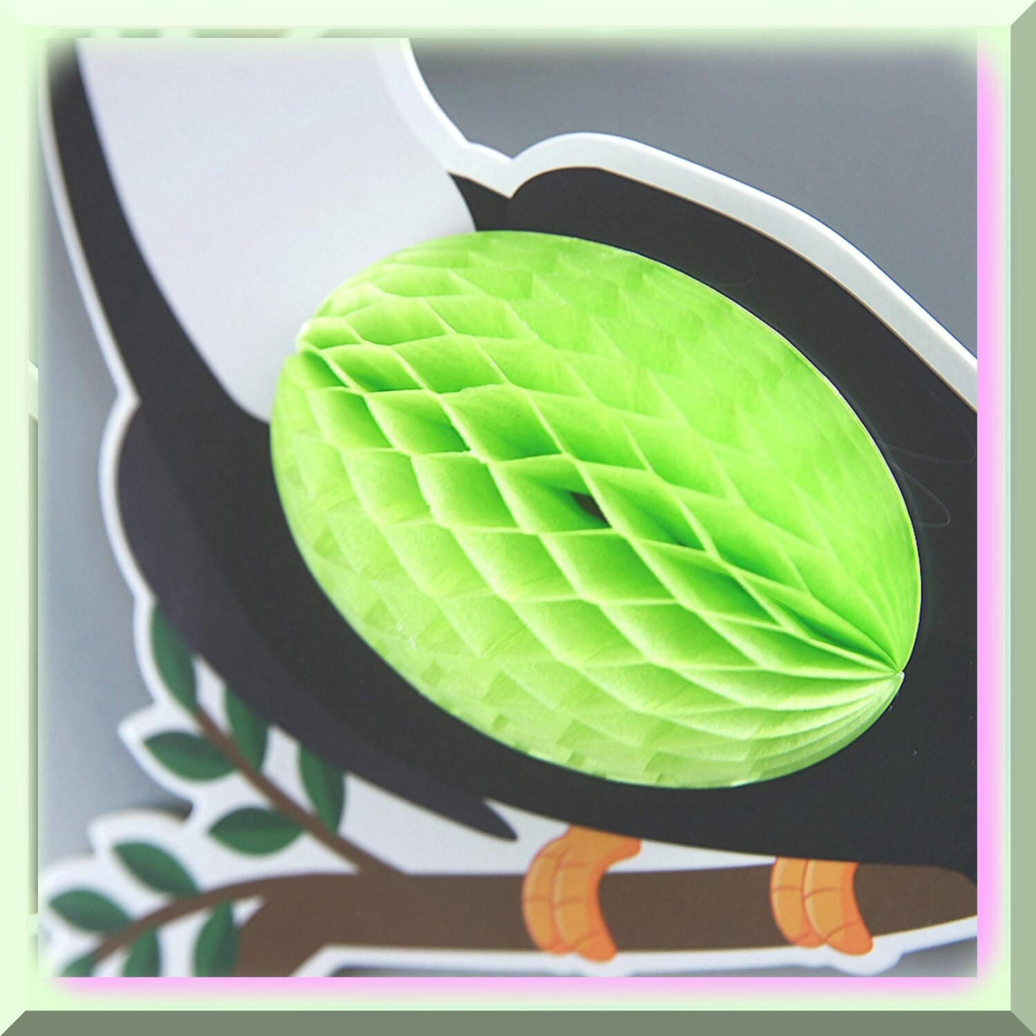 12 Tropical Parrot Paper Decorations