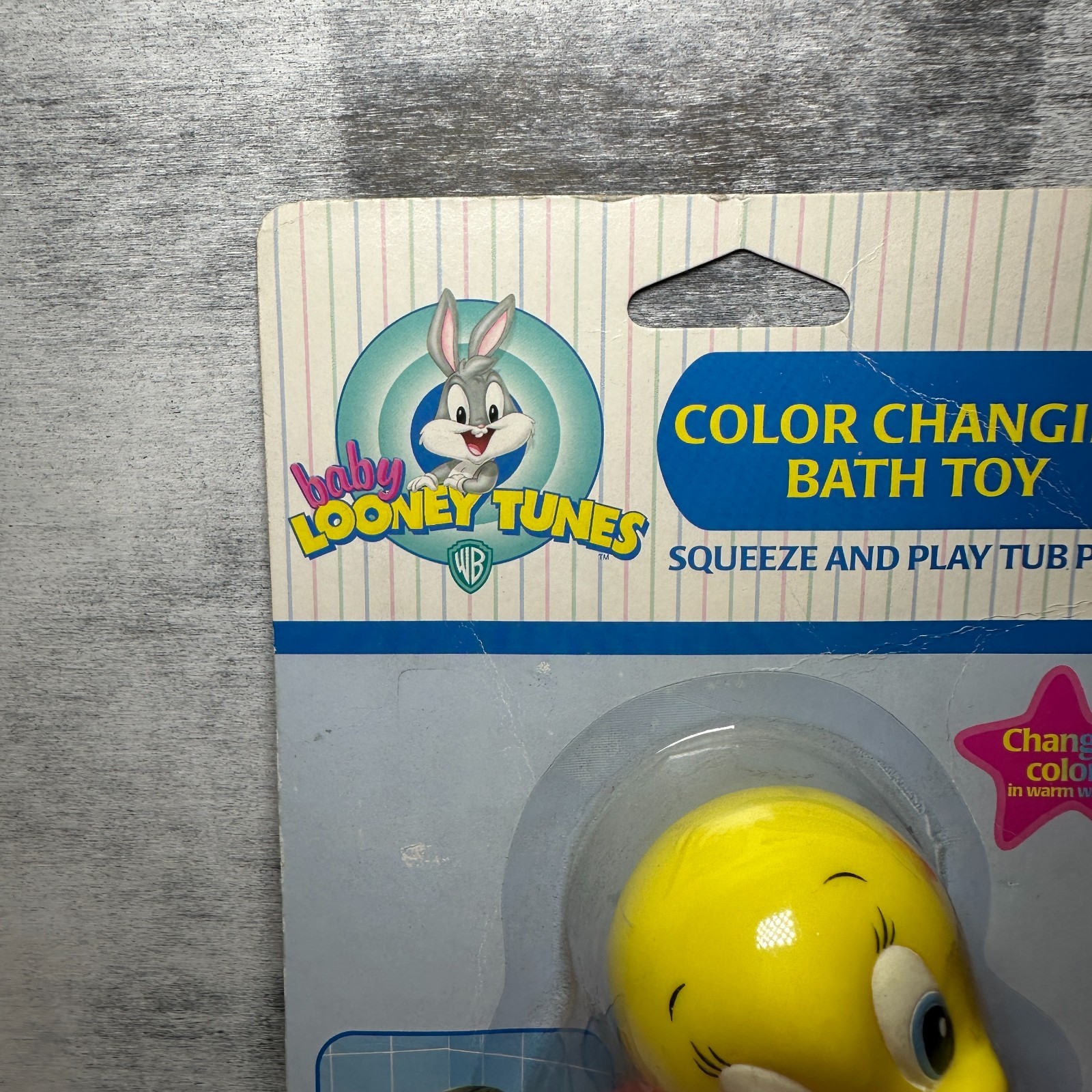Vintage Baby Looney Tunes Color Changing Bath Toy – New in Packaging