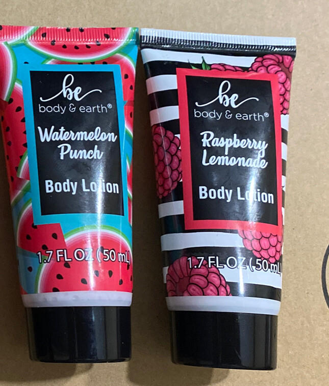 Be Body & Earth Watermelon Raspberry Blood Orange Strawberry Perfect Pineapple