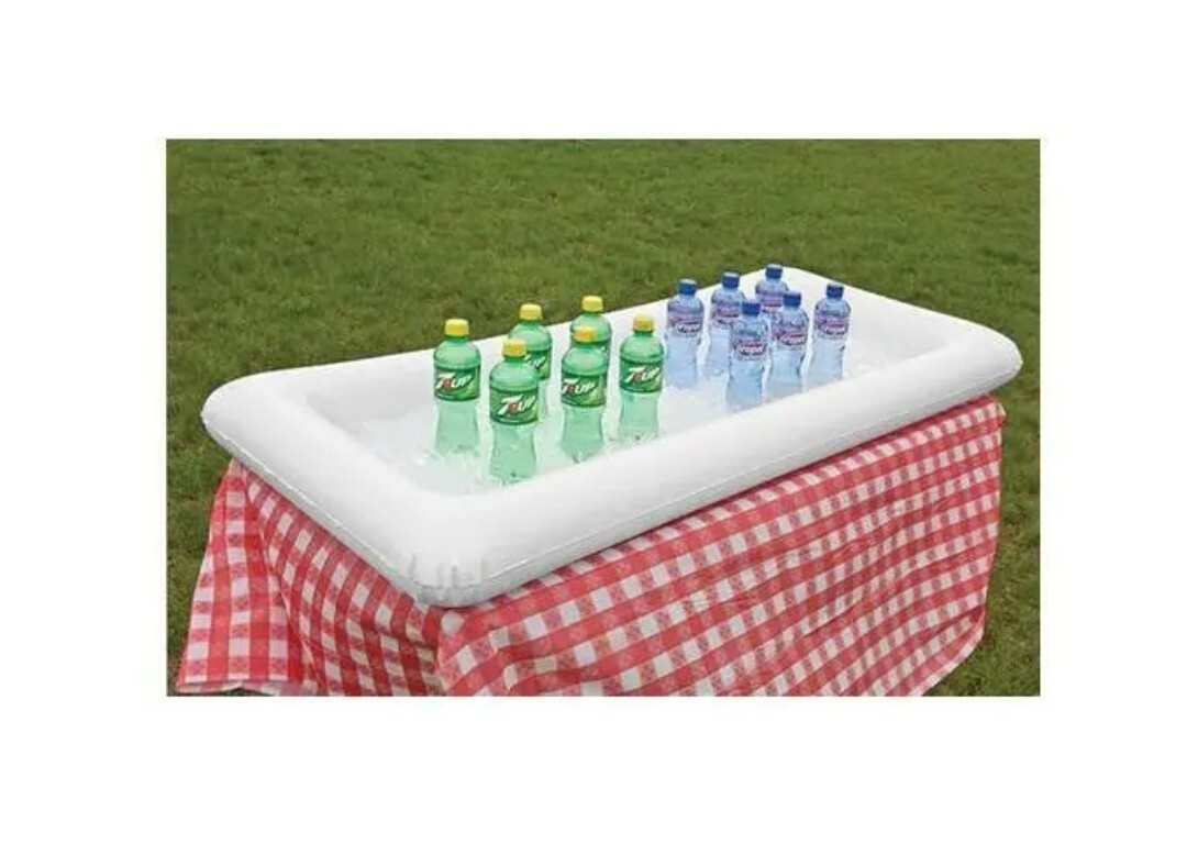 Inflatable Serving tray Set of 2 for Events fill with Ice Part, Camping, Xmas