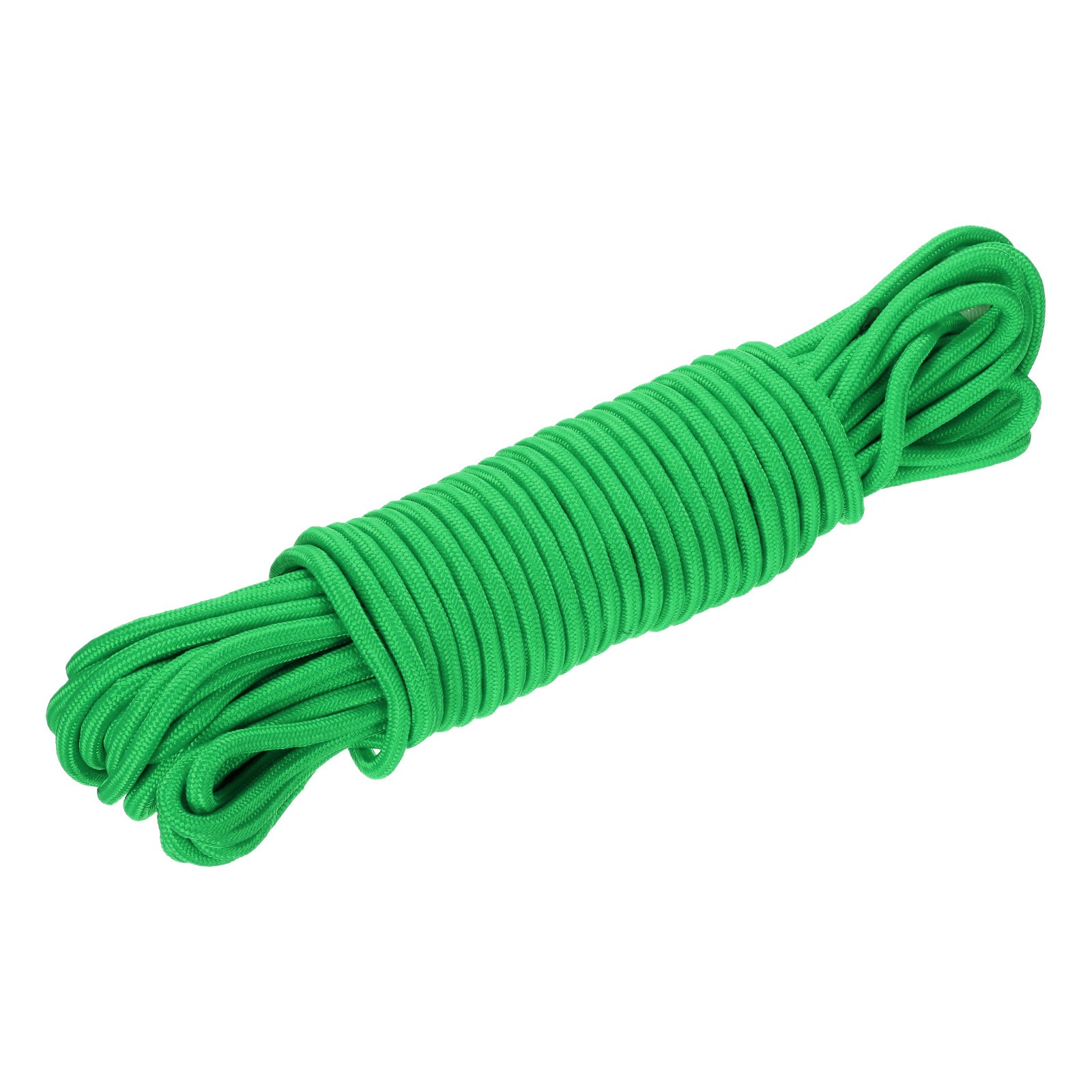 30M/98.5ft 3/8″ Green Braided Polypropylene Rope for Indoor/Outdoor Use