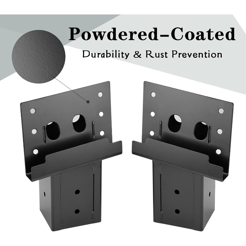 Outdoor 4×4 Compound Angle Brackets for Deer Stand Hunting (Set of 4)