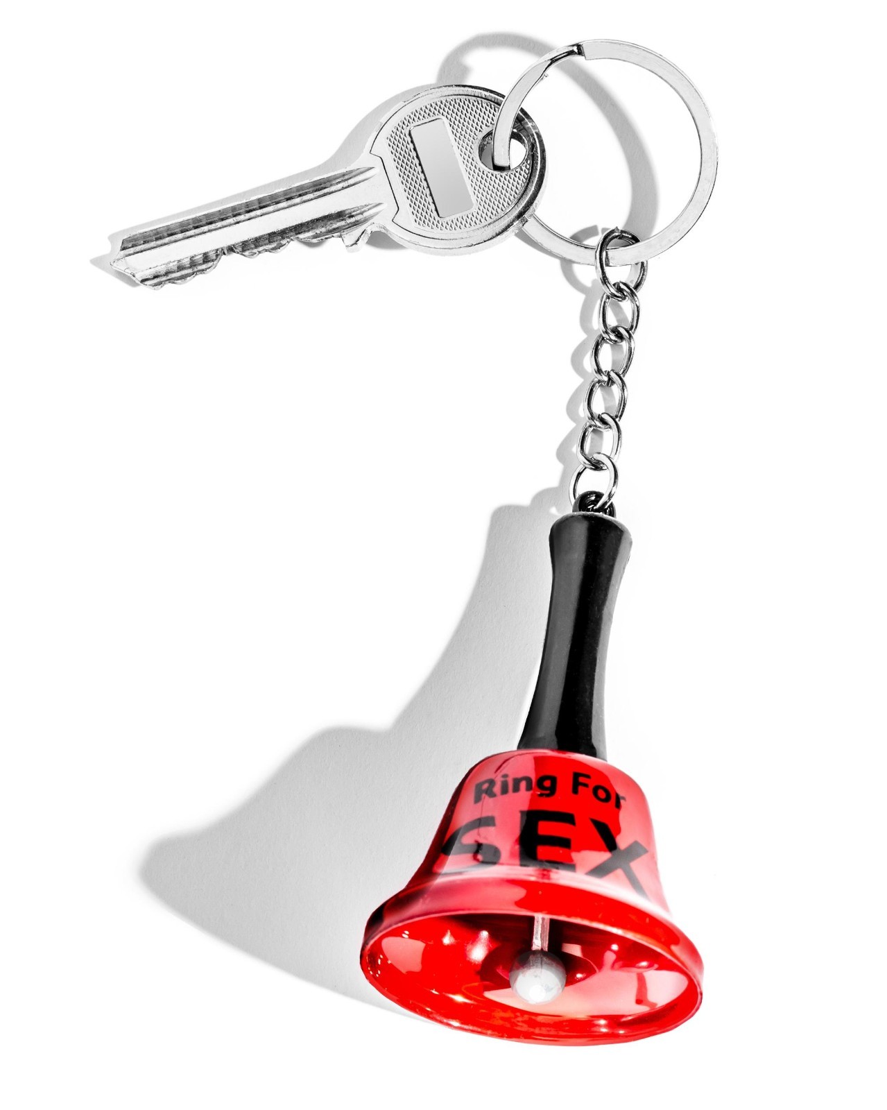 Ring for Sex Key Chain Bell 👄 Cute Funny Adult Party Bedroom Gag Gift Novelty