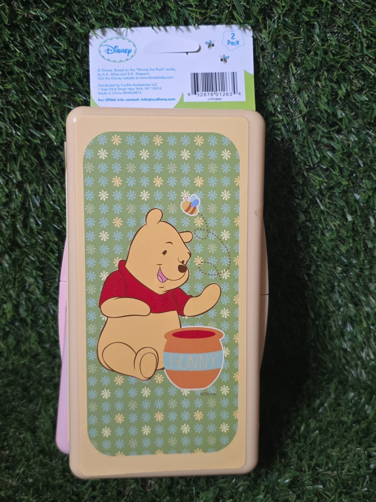 NEW 2- PACKAGE WINNIE THE POOH BABY WIPES TRAVEL CASES