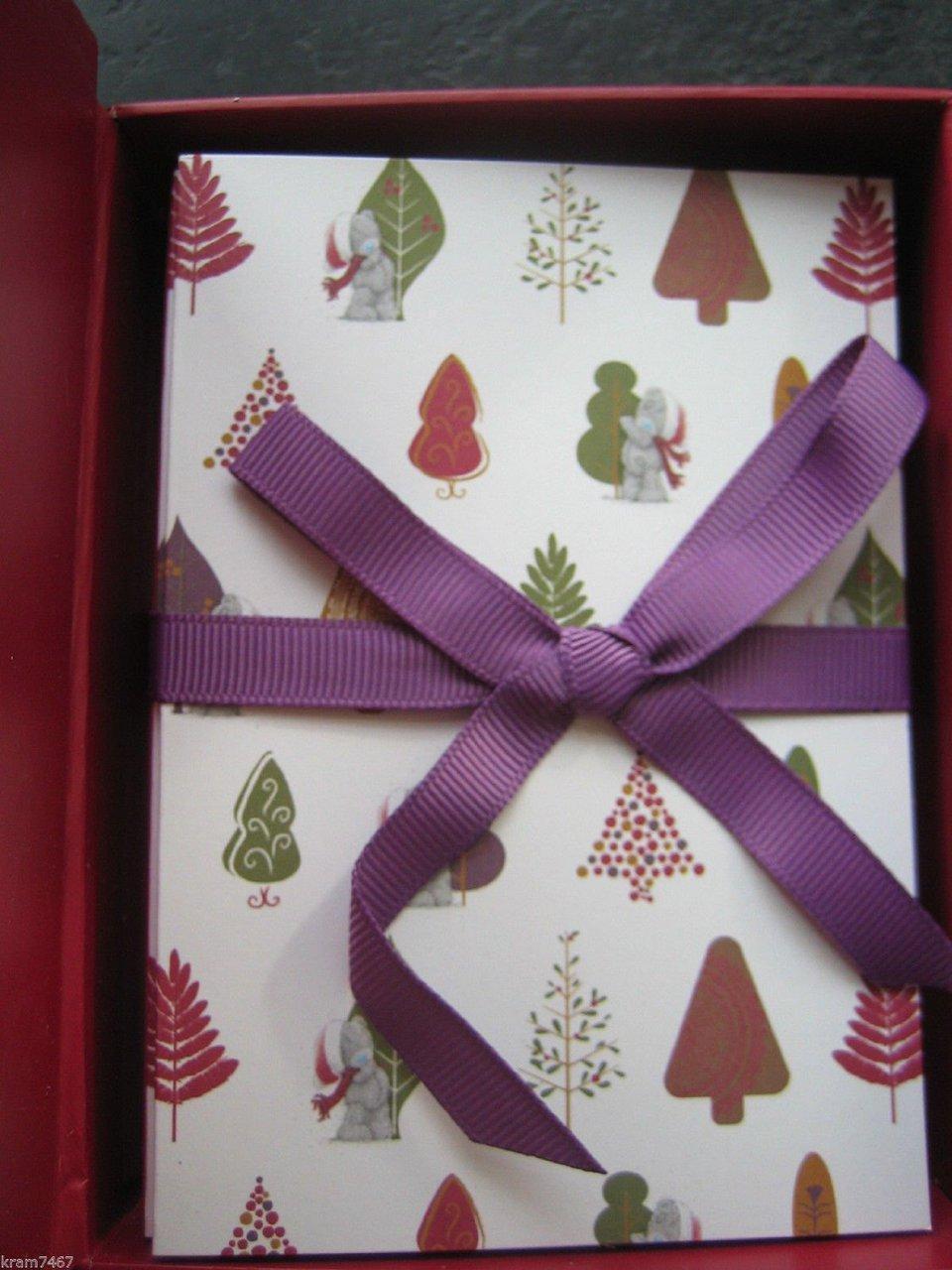 Thank You 20 Card 4 Different Designs Me to You Bear Adorable Christmas Cards
