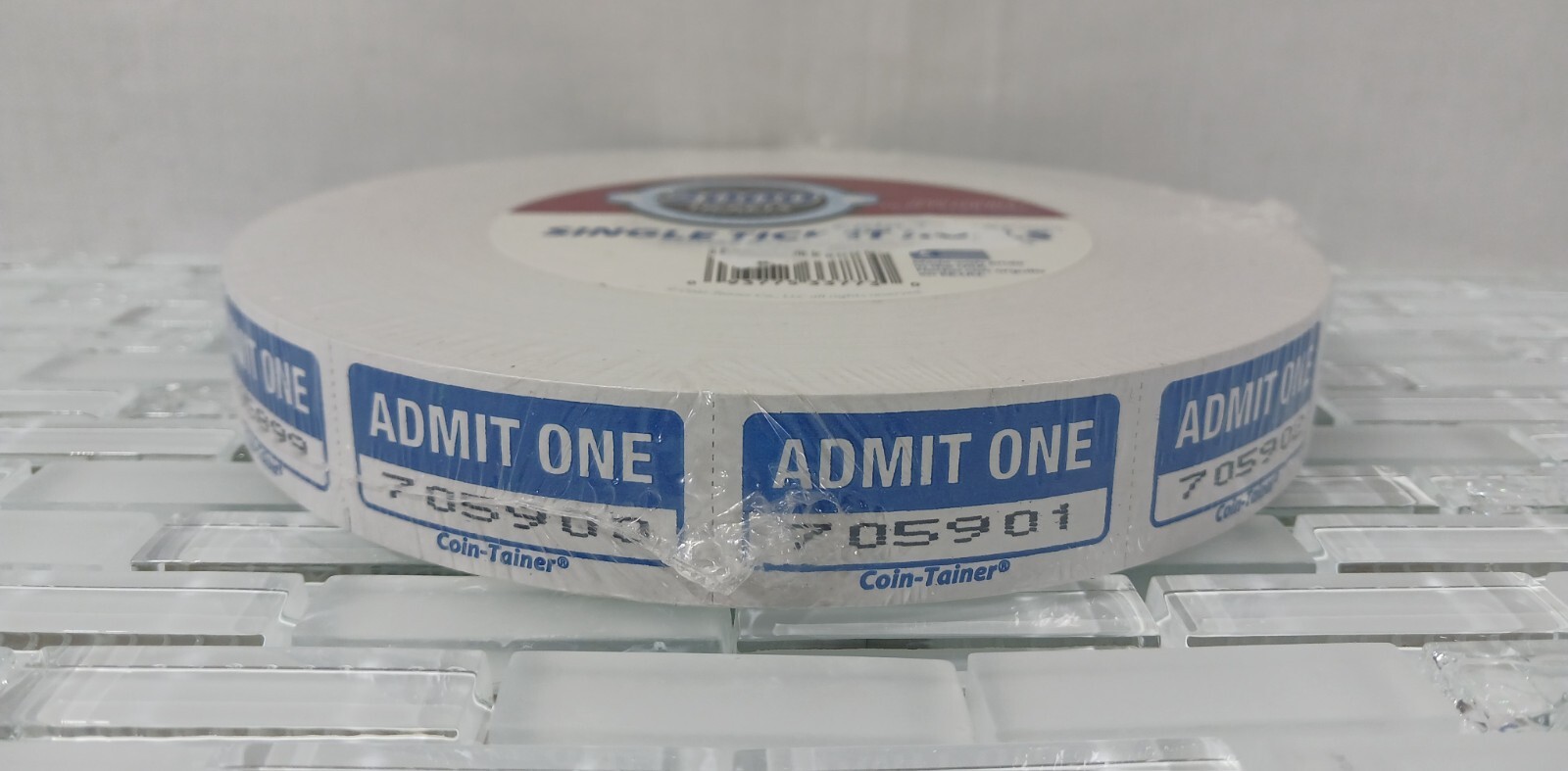 Coin Tainer Single Ticket Rolls 2000 Tickets Per Roll