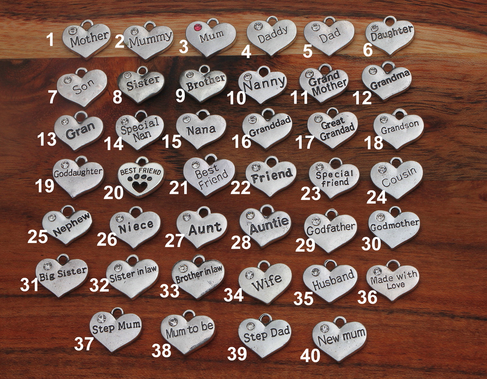 Personalised Gift Necklace for mum mummy Nana – Mother’s day gift Necklace