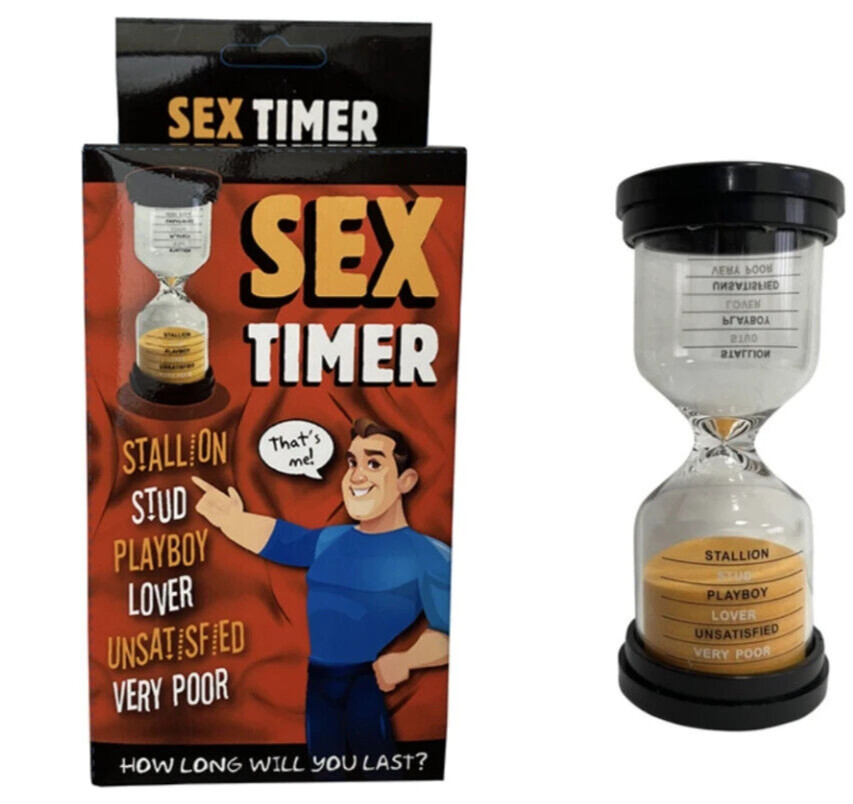 SEX TIMER – Hilarious novelty gift! How Long Will you Last?