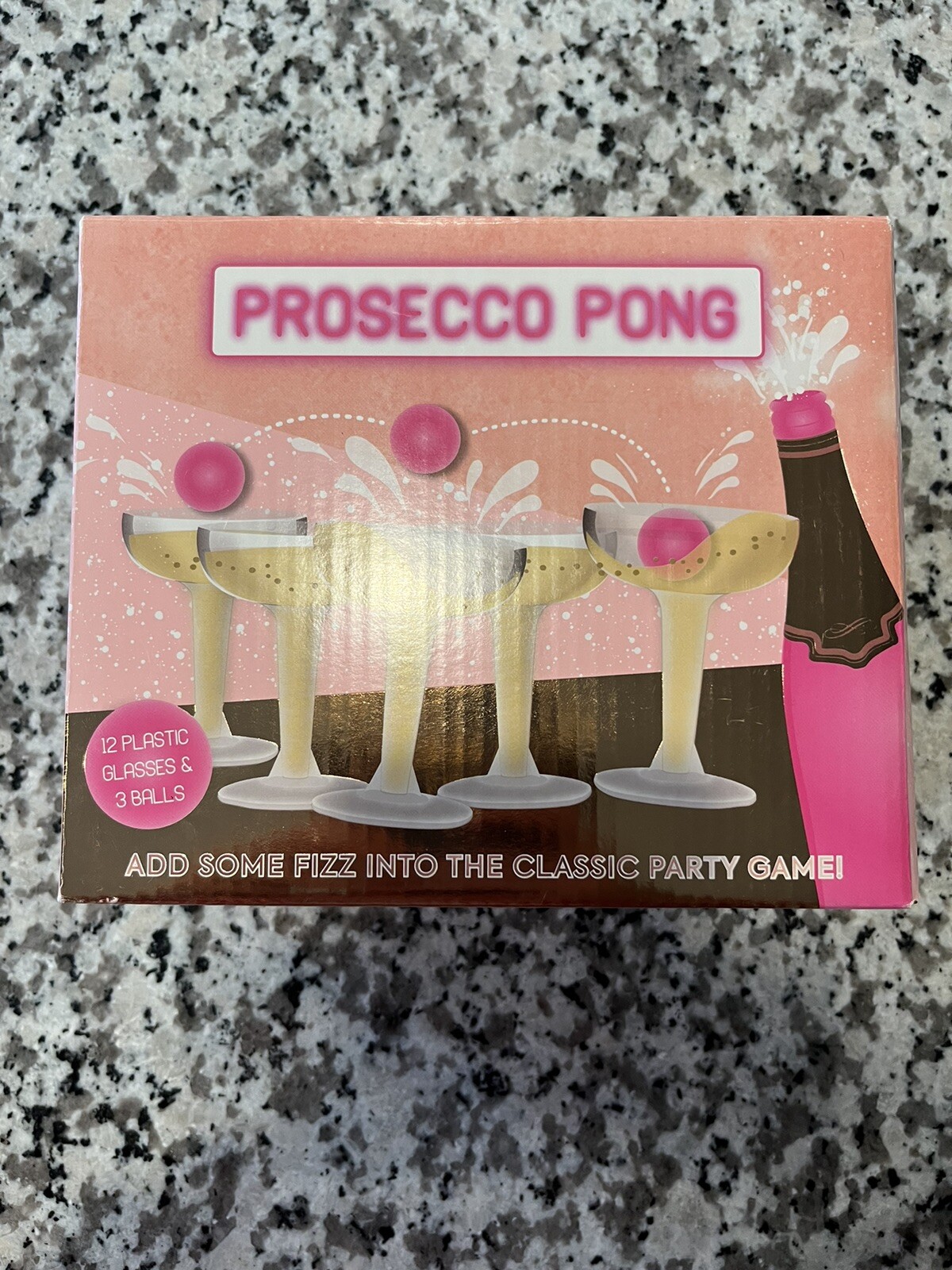 Bachelorette Party Kit, All Included, New – Prosecco Pong Kit; Cups; Napkins