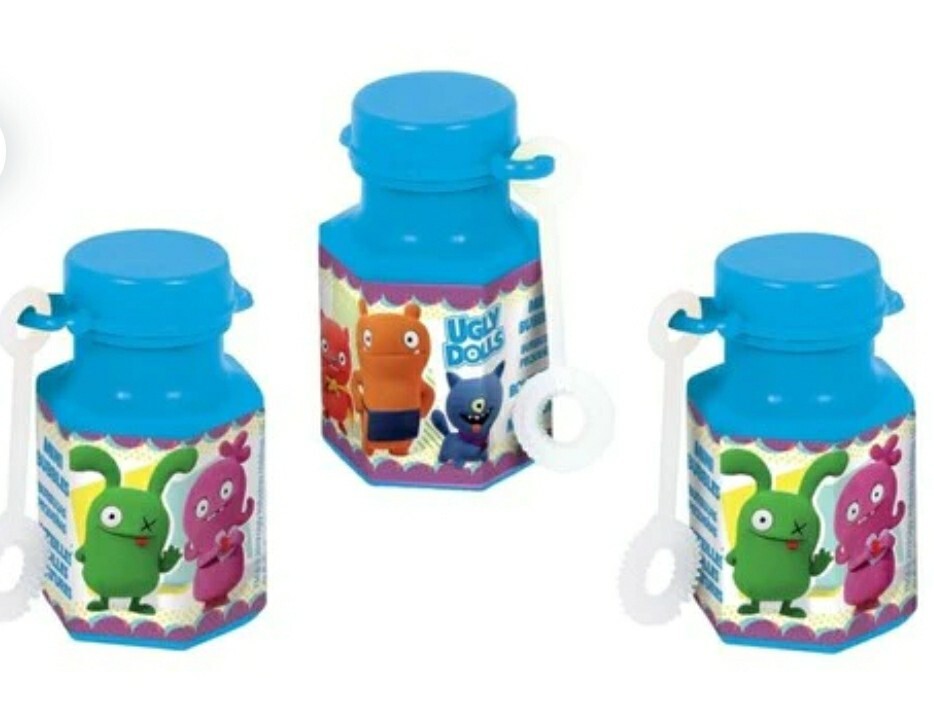 Ugly Dolls Movie Mini Bubbles 8 Count .6 FL Oz Each W/ Wand Birthday Party Favor