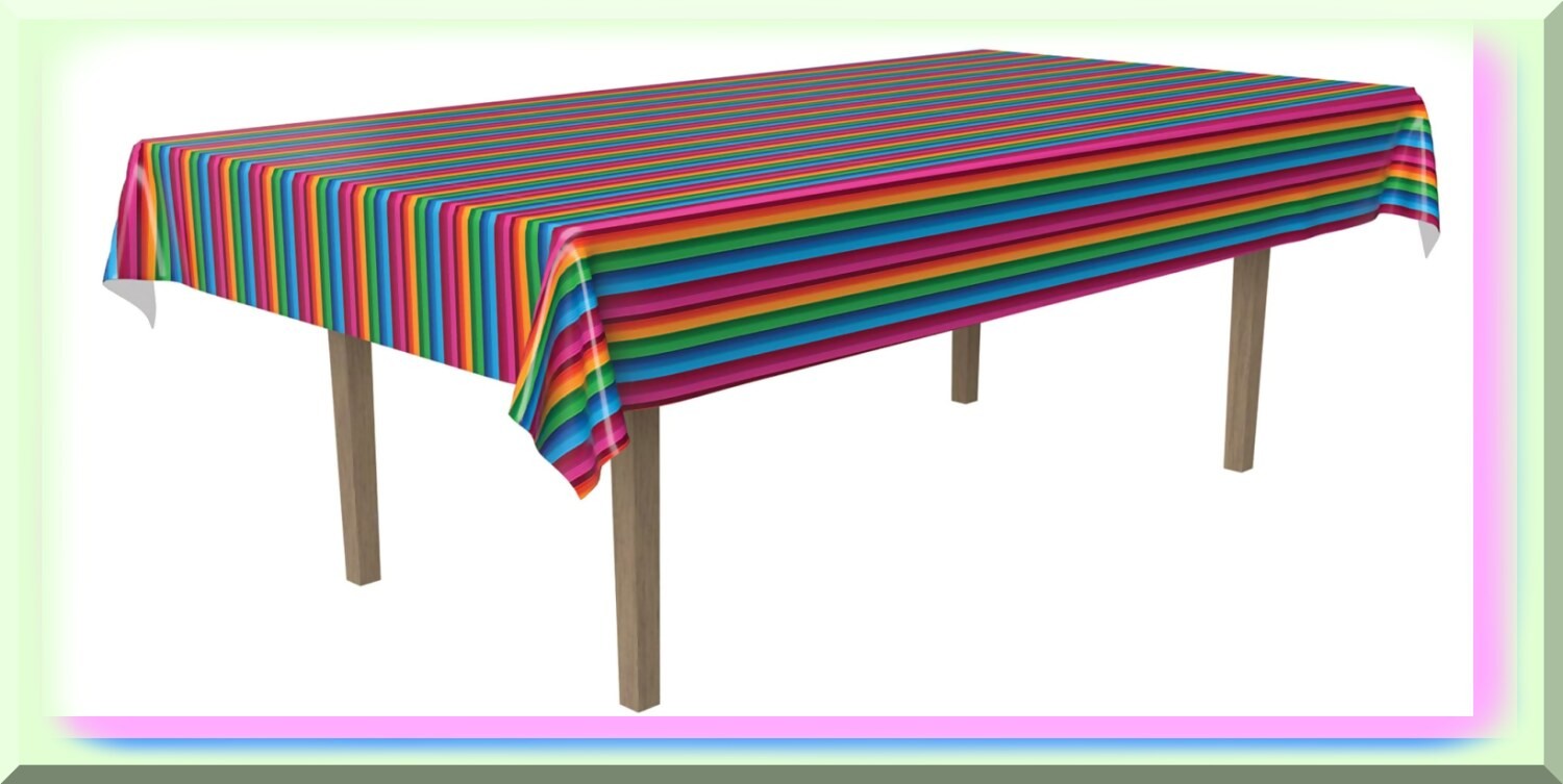 Plastic Tablecloth 54×108 inches for Celebrations
