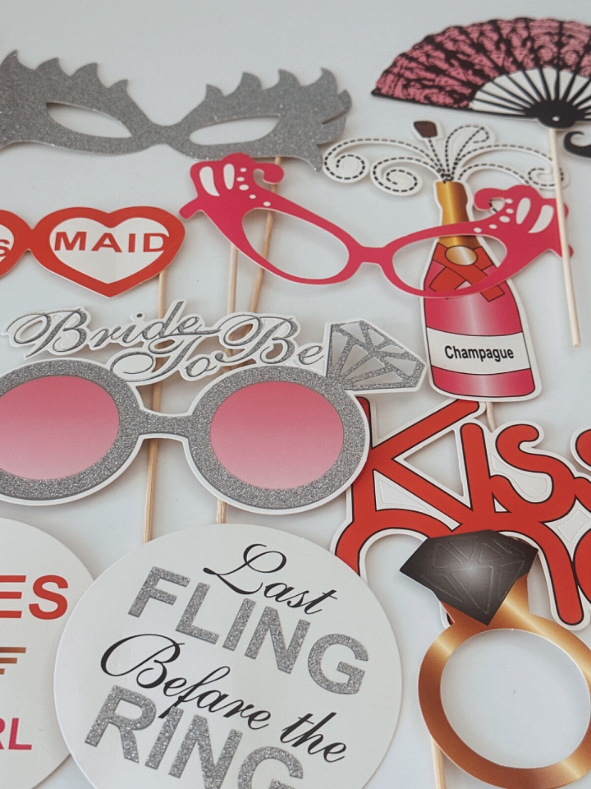 Bride to be Bachelorette Hen Night Party Selfie Photo Booth Prop Fun Game Decor