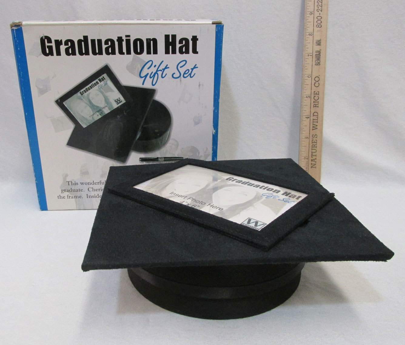 Graduation Hat Gift Set By Writer’s Lane Frame Box Pen & Key Chain Original Box