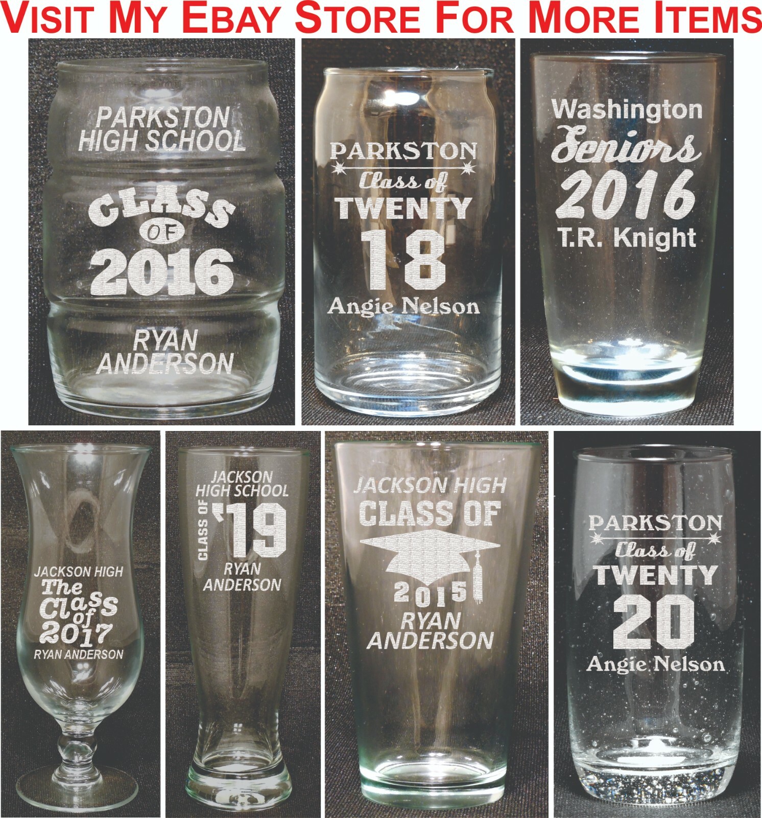 Personalized Senior Class of 2020 2021 Graduation Steel Picture Frames Presents