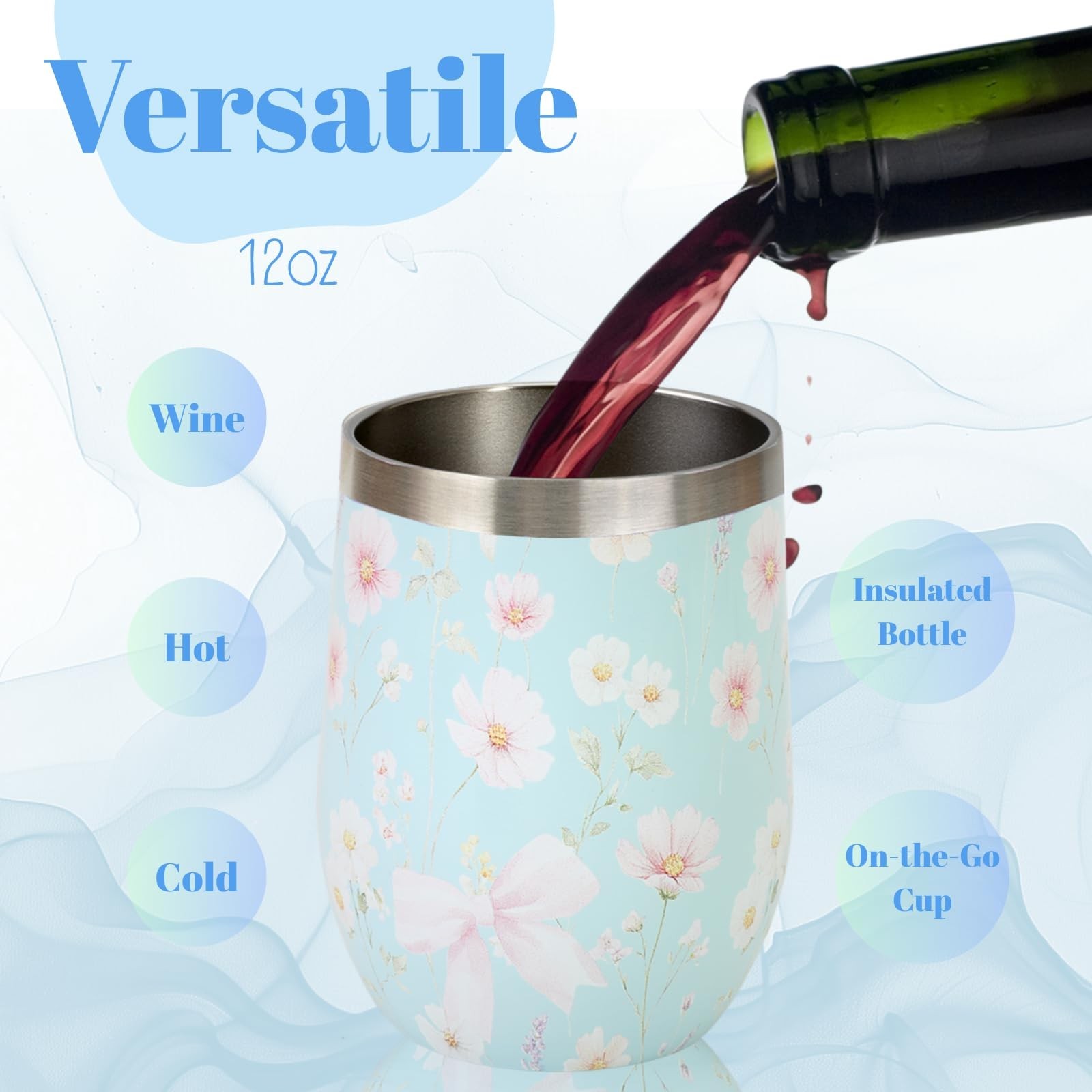 Birthday Gifts for Women Friendship Small Gifts 12oz Stainless Steel Insulate…