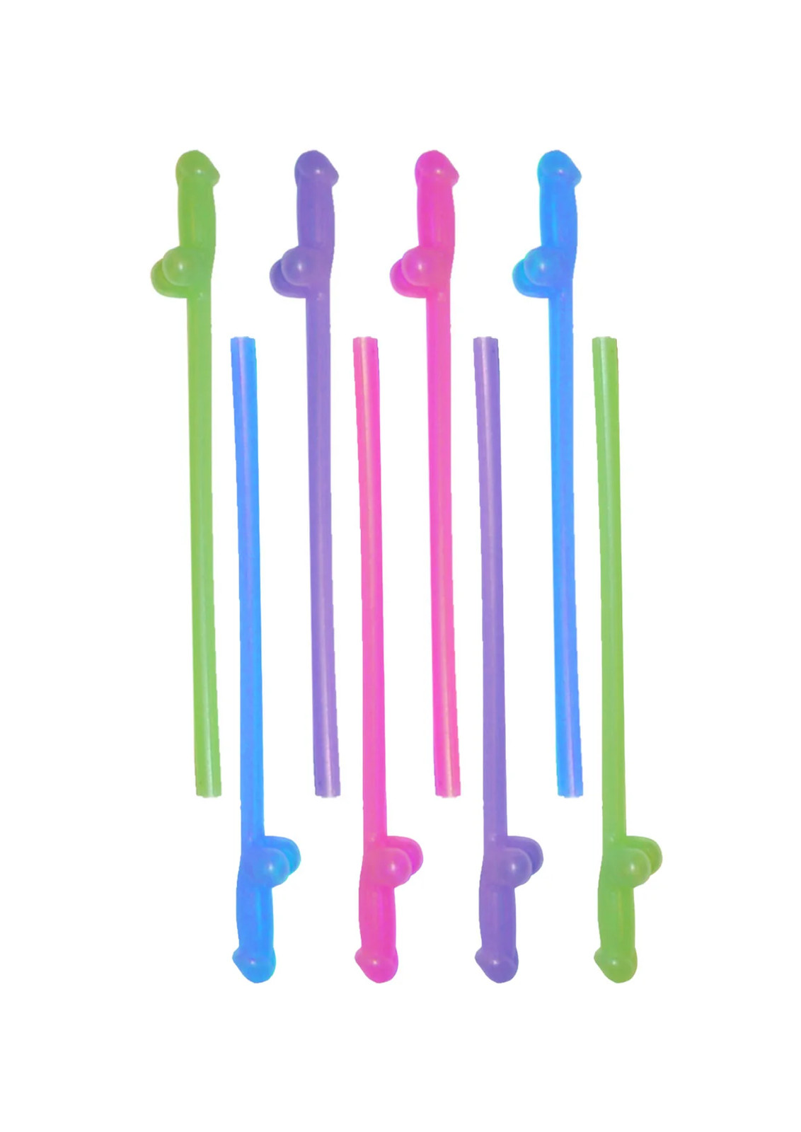 Glowing Naughty Straws