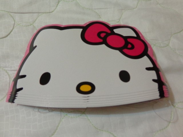 Sanrio Hello Kitty Designware Paper Party Hats 8 Count New Pink White Red